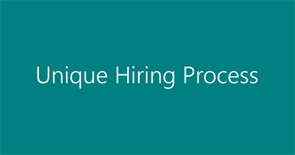 A different approach to hiring